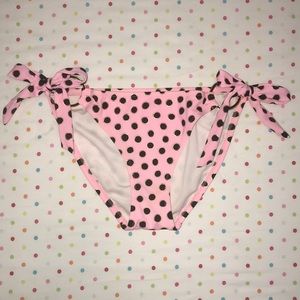 VICTORIA’S SECRET Pink Polka Dot Bikini Bottom M